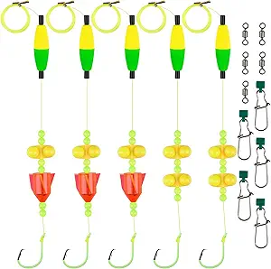 Santee Catfish Rig Fishing Set-Float Rigs with Circle Hooks for Freshwater Casting